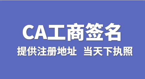 注冊深圳公司時怎么使用CA數(shù)字證書進行簽名（工商電子簽名怎么操作）